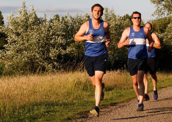 David Johns runs for Portsmouth Joggers who are based at Lakeside North Harbour. Picture: Alan Dunk