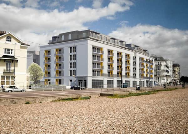 A CGI of the new McCarthy & Stone retirement housing on South Parade, Southsea