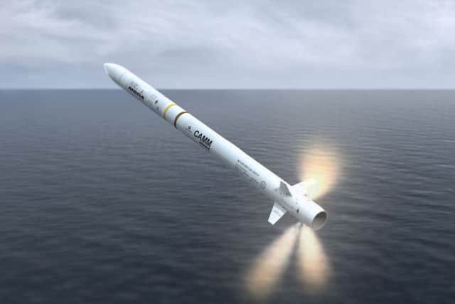 The new Sea Ceptor missiles