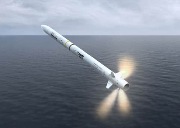 The new Sea Ceptor missiles
