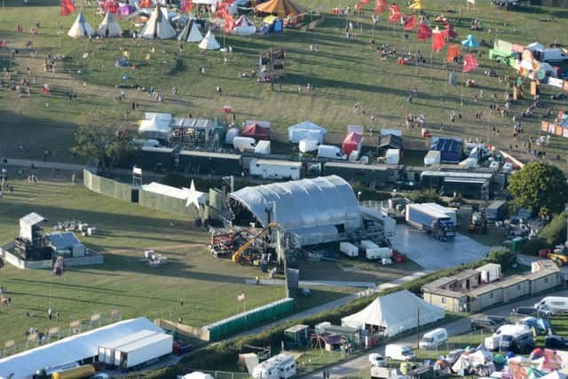 Bestival, as seen by the police helicopter Picture: Police Helicopter/NPAS Bournemouth