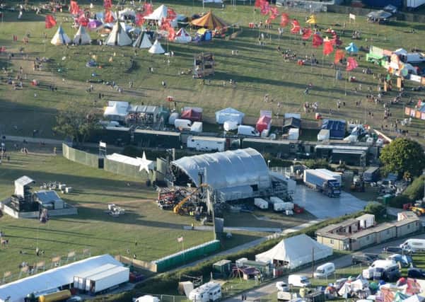 Bestival, as seen by the police helicopter Picture: Police Helicopter/NPAS Bournemouth