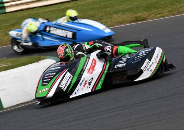 Ricky Stevens and Ryan Charlwood racing ahead at Mallory Park. Picture: JCM Motorsports photography