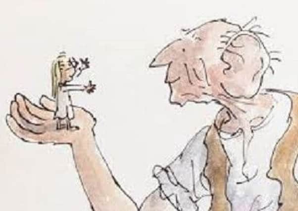 Illustration from the BFG, one of Roald Dahl's famous books