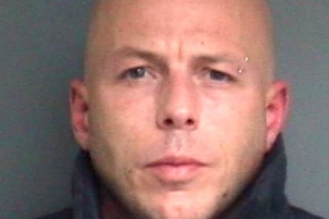 David Uniacke
was jailed for 40 months for two burglaries.