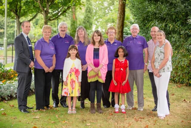 Mike Taylor, Jean Kingdom, Geoff Thickett, Bridget Thickett, Heather Othen, Peter Othen, Matt Wakefield, Sylvie Hasson
and, front row, Abigail Clark, Arwen Lawton and Neyella Alvares