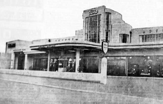 Lennox Motors in Grove Road South when first built in 1938.