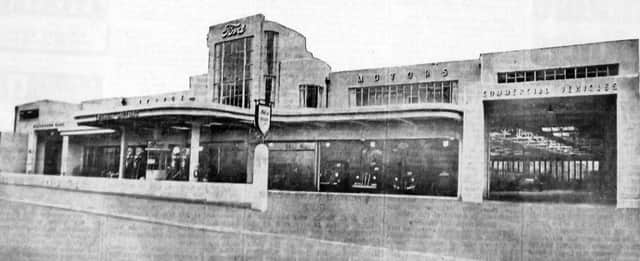 Lennox Motors in Grove Road South when first built in 1938.