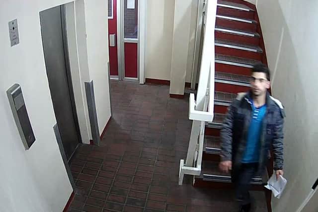 CCTV of Mohamad Jaff at the flats