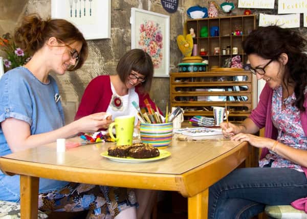 Makers Table is run by qualified art lecturers from South Downs College Ruth Lacey, Emma Plato and Sarah Radford