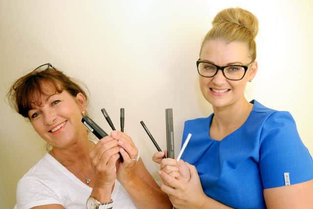Karen Gunning, left, trainer for the Clinical Academy based at Changes with Naomi O'HaraPicture: Sarah Standing (161282-7088)