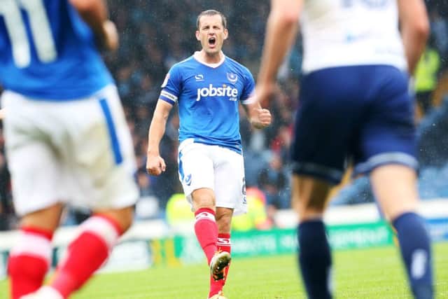 Pompey skipper Michael Doyle. Picture: Joe Pepler