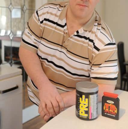 Chris Mardlin from Eastney who ended up ill after using unlicensed diet pills