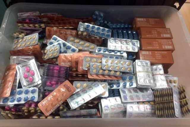 Some of the unlicensed medicine seized by the MHRA in Portsmouth since 2015