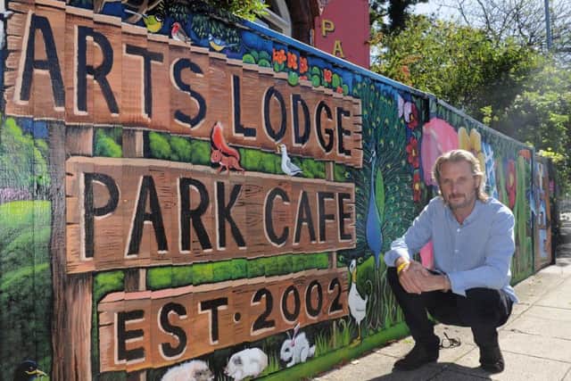 Mark Lewis, founder of The Arts Lodge.   Picture: Sarah Standing (161256-6300)
