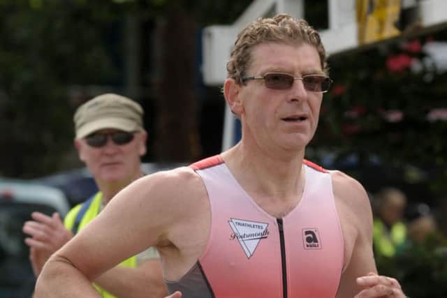 Anthony Johns, who competed for Portsmouth Triathletes in the Waterlooville Triathlon