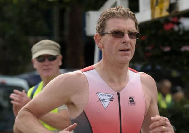 Anthony Johns, who competed for Portsmouth Triathletes in the Waterlooville Triathlon