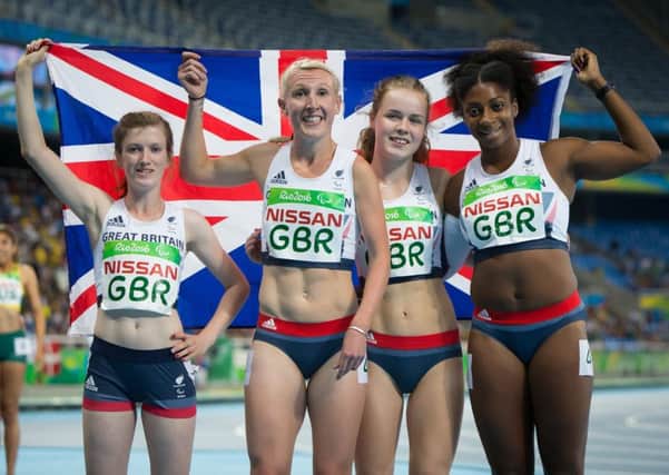 Sophie Hahn, Georgie Hermitage, Maria Lyle and Kadeena Cox. Picture: onEdition Media