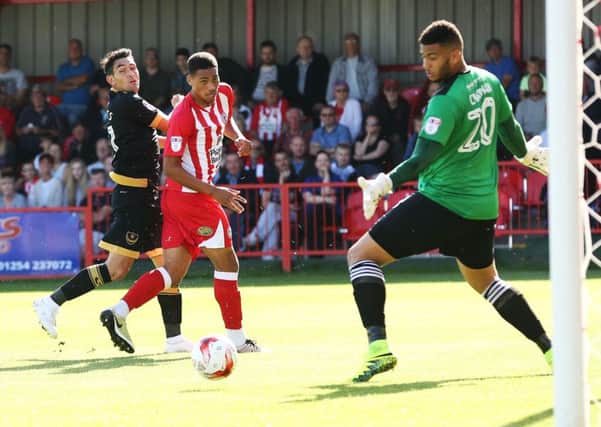 Pompey had an off day as they failed to test Accrington keeper Aaron Chapman Picture: Joe Pepler