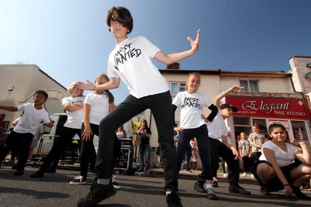 Dance performance by Most Wanted