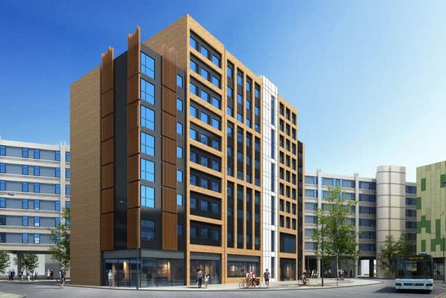 Chaucer House site in Isambard Brunel Road