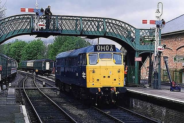 The former railway footbridge that was dumped at Hilsea Lines and is now at Alresford on the Mid Hants railway. But where did it come from?