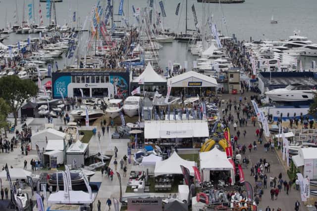 The Marina at the Southampton Boat Show Picture: onEdition