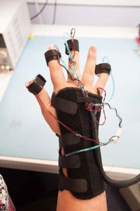 Morgan IAT's Haptics glove