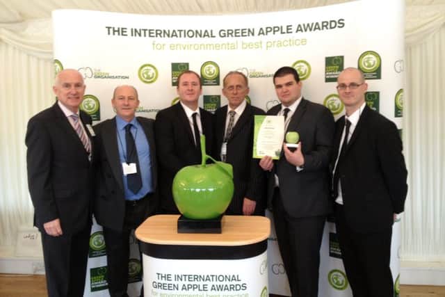 The Gunwharf Quays team at the Green Apple awards