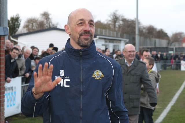 Gosport Borough assistant boss Mick Catlin Picture: Dave Haines