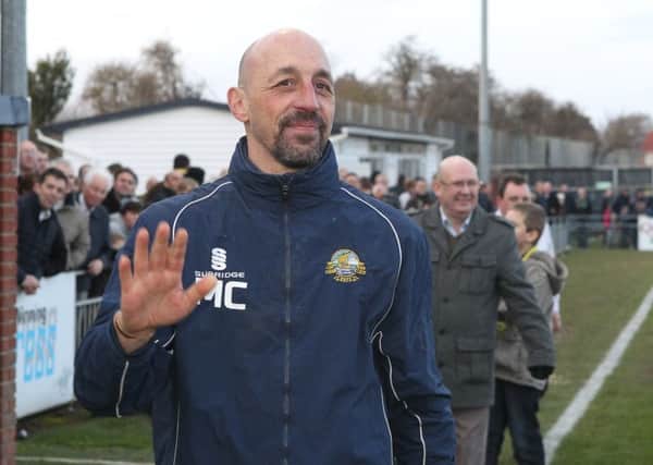 Gosport Borough assistant boss Mick Catlin   Picture: Dave Haines
