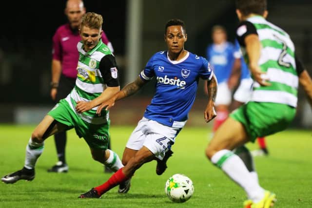 Pompey winger Kyle Bennett Picture: Joe Pepler
