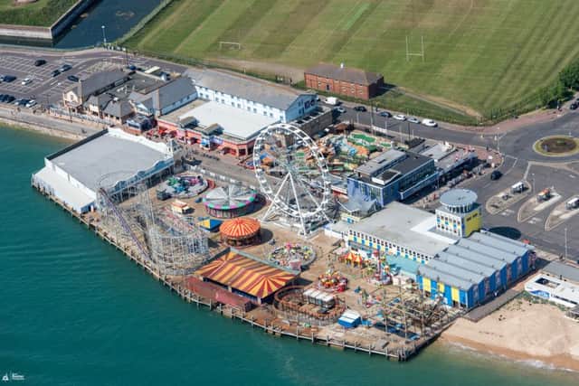 Clarence Pier and the Solent Wheel Picture: Shaun Rosterwww.shaunroster.com