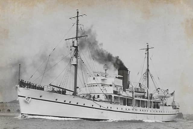The survey ship Challenger