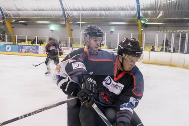Solent Devils battle with Chelmsford. Picture: #icecoldphotography