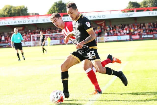 Kyle Bennett was recalled to the Pompey starting XI for last Saturdays trip to Accrington Picturer: Joe Pepler