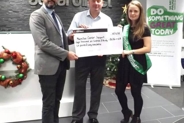 FUNDRAISER Kim Appleby from Macmillan