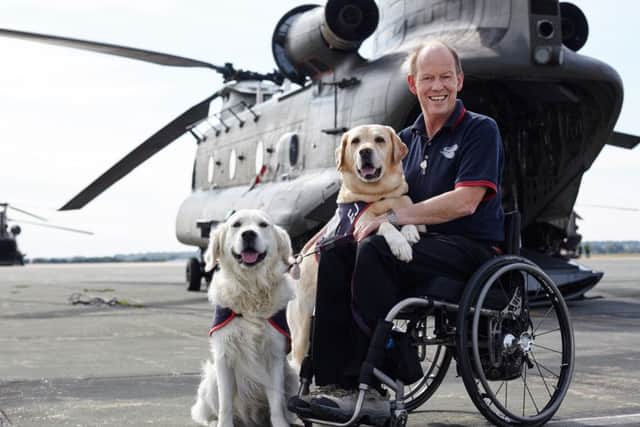 Allen Parton with Hounds  for Heroes