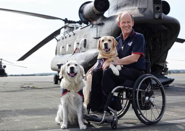 Allen Parton with Hounds for Heroes