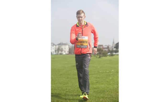 Olympic speed walker Tom Bosworth, who is taking part in this year's Great South Run 5km