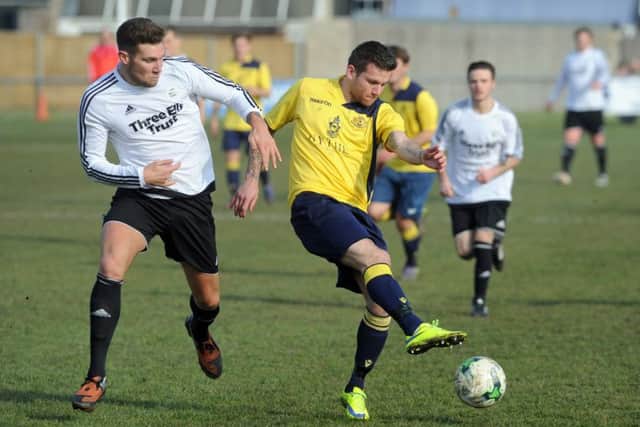 Moneyfields striker Gary Austin