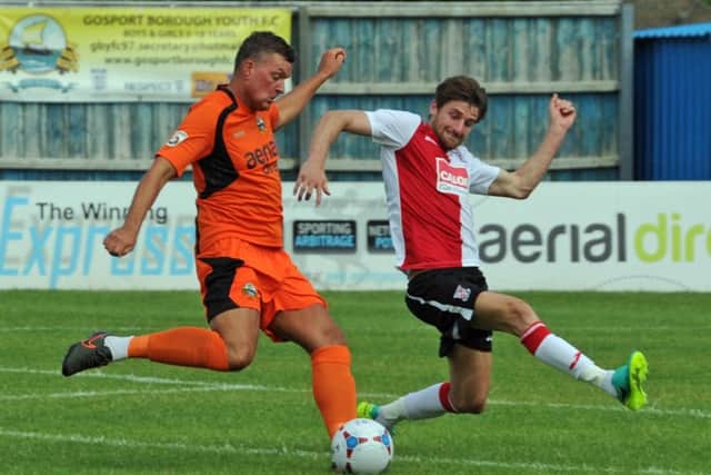 Gosport Borough striker Ben Wright    Picture: Ian Hargreaves