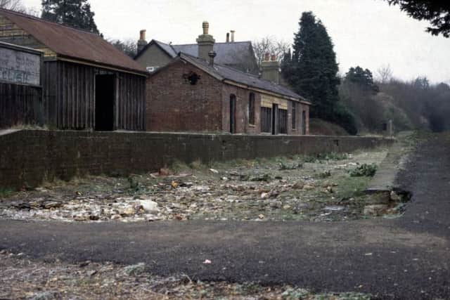 Derelict Medstead and Four Marks station. Picture: watercressline.co.uk