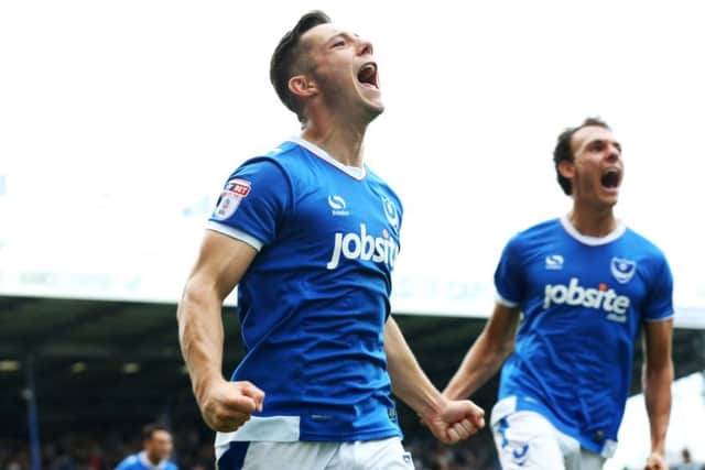 Conor Chaplin should retain his place in the Pompey side for the trip to Blackpool Picture: Joe Pepler
