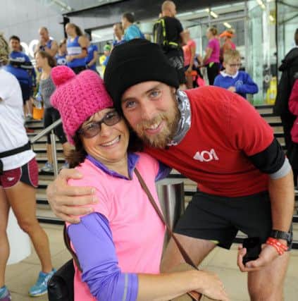 Ben Smith with Amanda Worne, 45, from Chichester Picture:  Malcolm Wells (160926-7872)