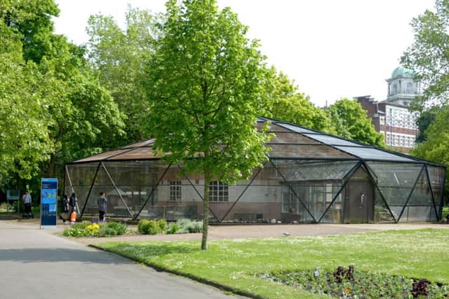 The aviary in Victoria Park, Portsmouth