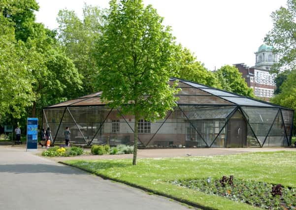 The aviary in  Victoria Park, Portsmouth