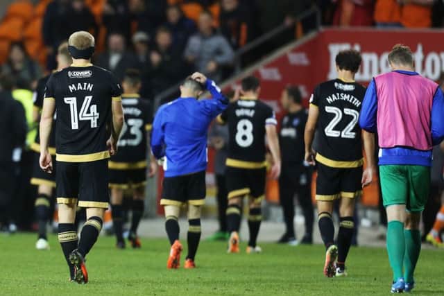 Blackpool boss Gary Bowyer was full of praise for Pompey  despite seeing his team beat them 3-1   Picture: Joe Pepler