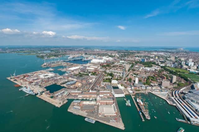 The court martial is being held at Portsmouth Naval Base Picture: Shaun Roster