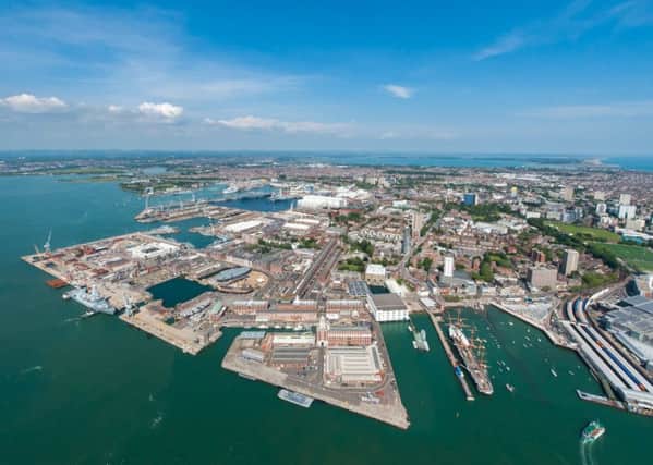 The court martial is being held at Portsmouth Naval Base Picture: Shaun Roster